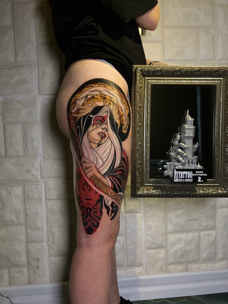 Realistik ve cover-up dövme çalışması 18 — Asil Tattoo İzmir